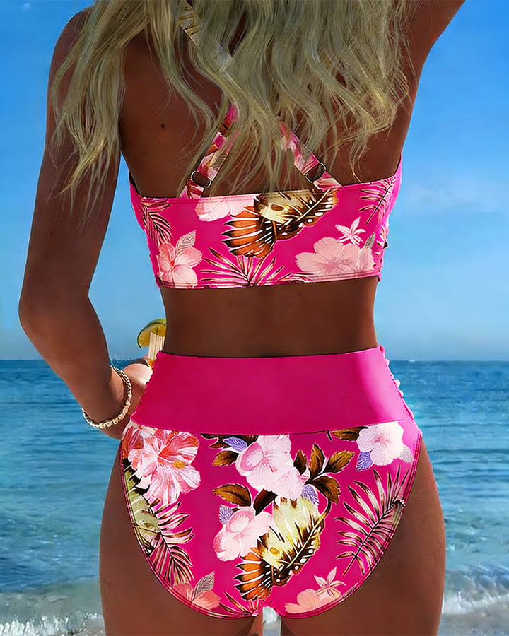 Léa | Bikini élégant à imprimé floral