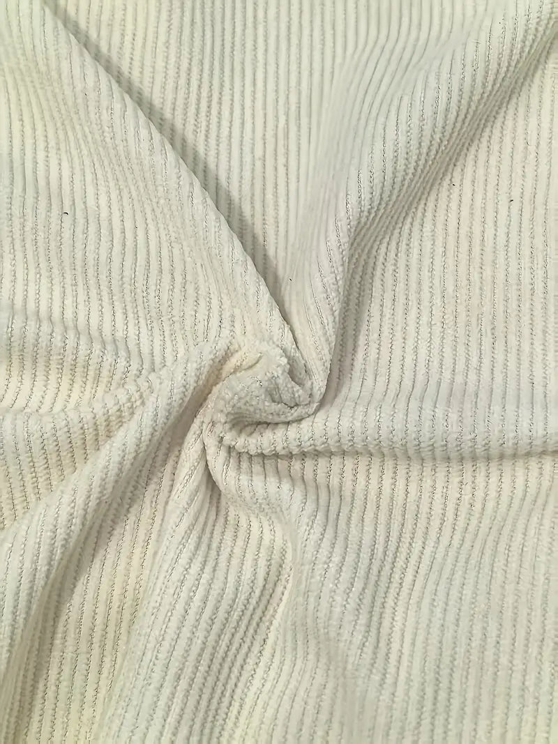 Veste Décontractée En Velours Côtelé