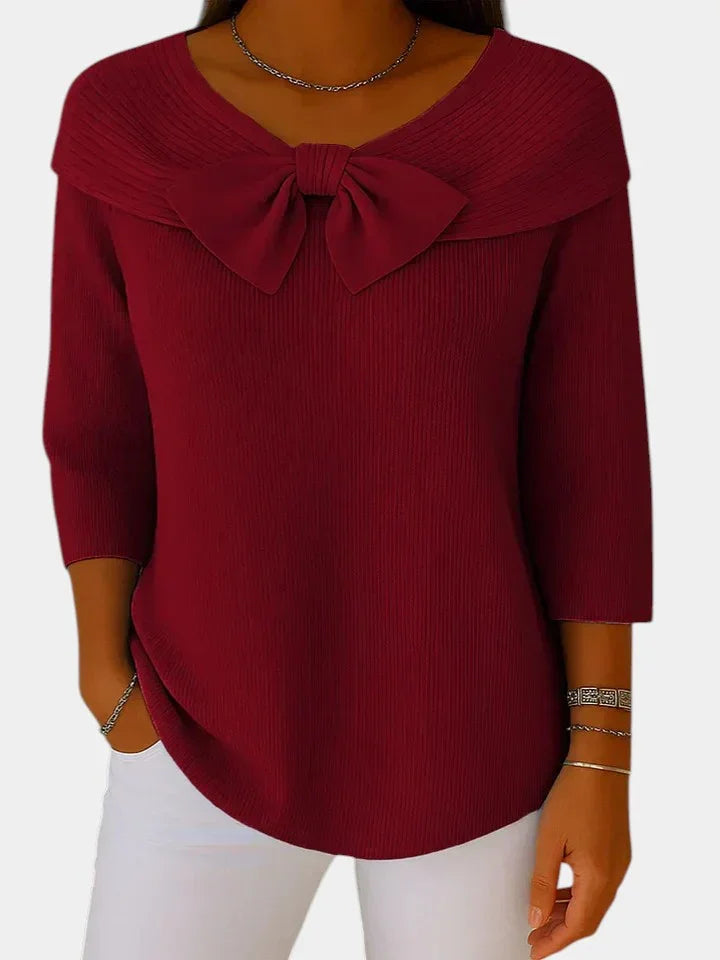 Lúa | Pull chaud et féminin avec nœud