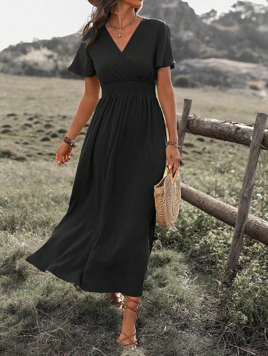 Odette | Robe Maxi à Fente Élégante