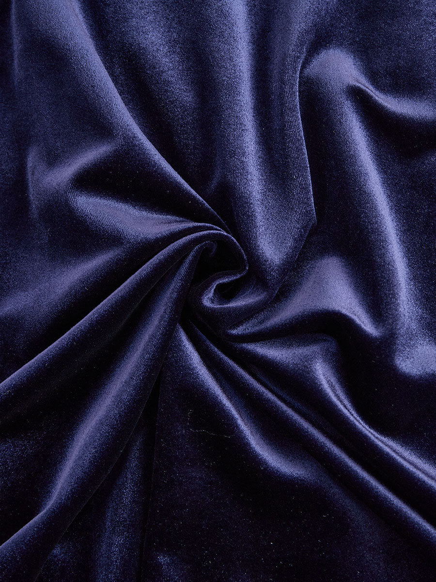 Sibella - Robe Midi à Manches Longues Marine