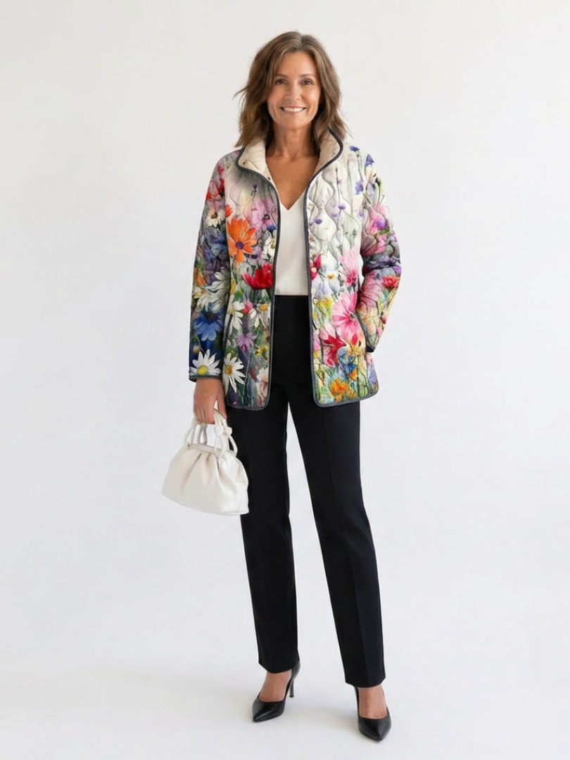 Leontine | Veste Matelassée Imprimees