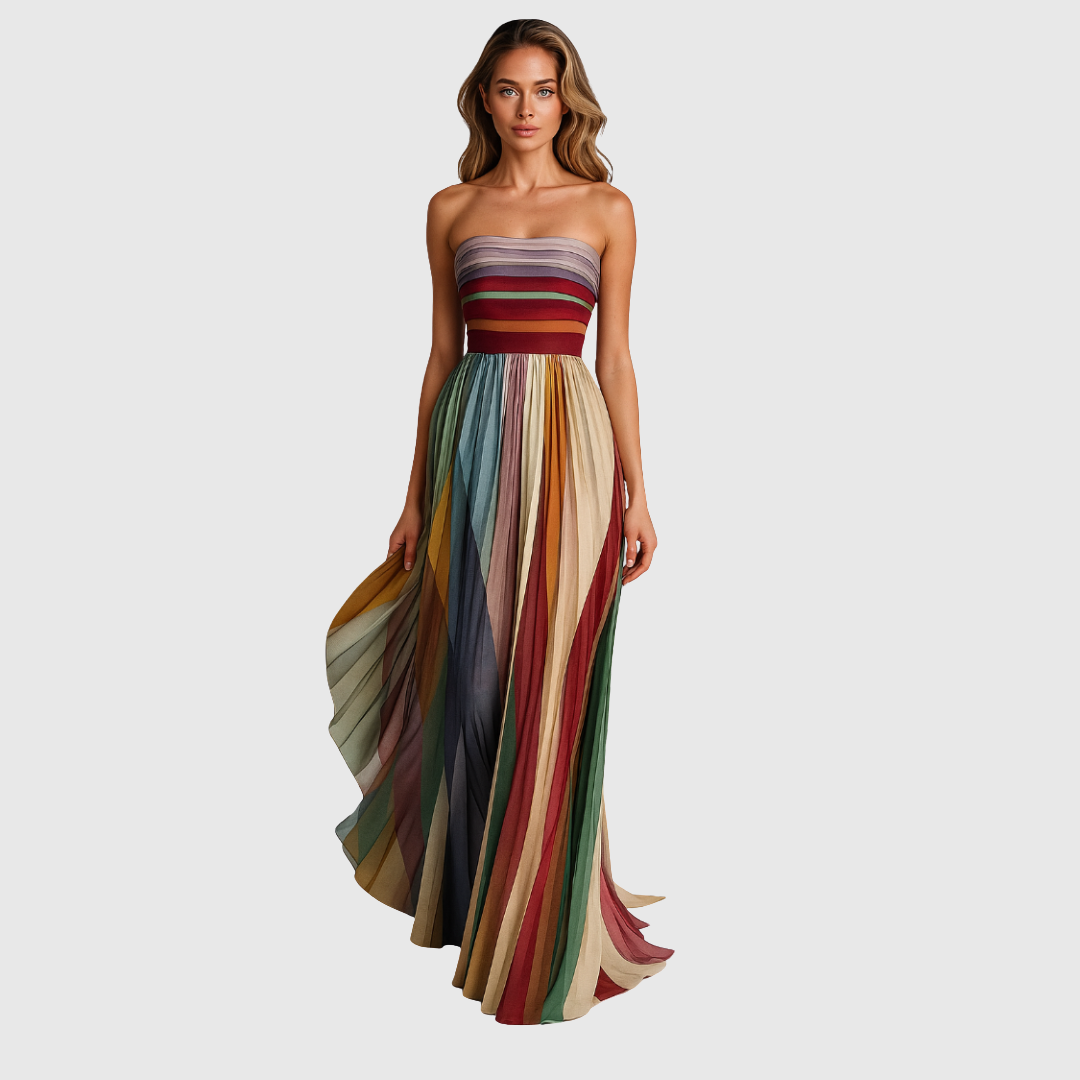 Isola - Robe de soirée plissée élégante