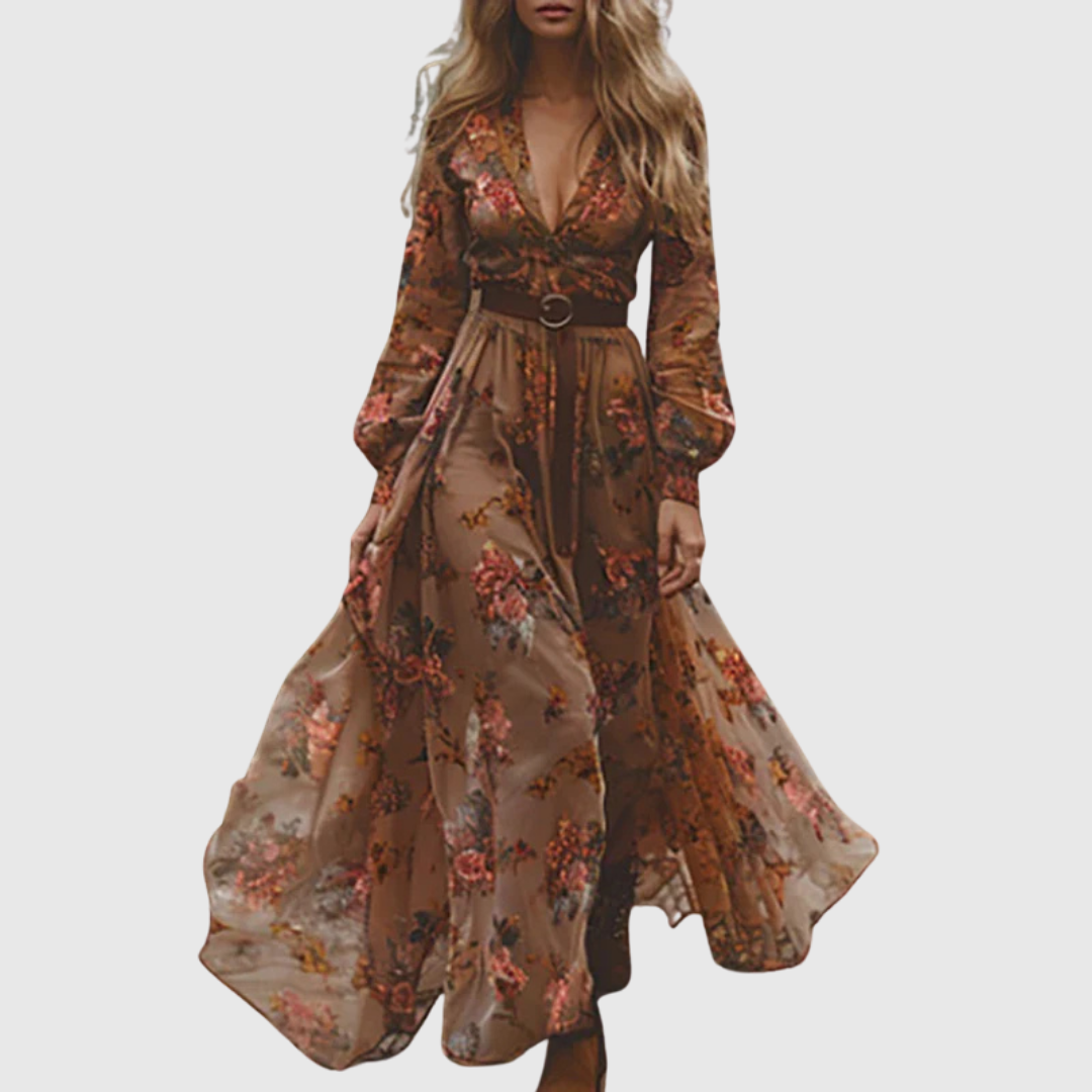 Alina Soleil - Robe Maxi Bohème Romantique