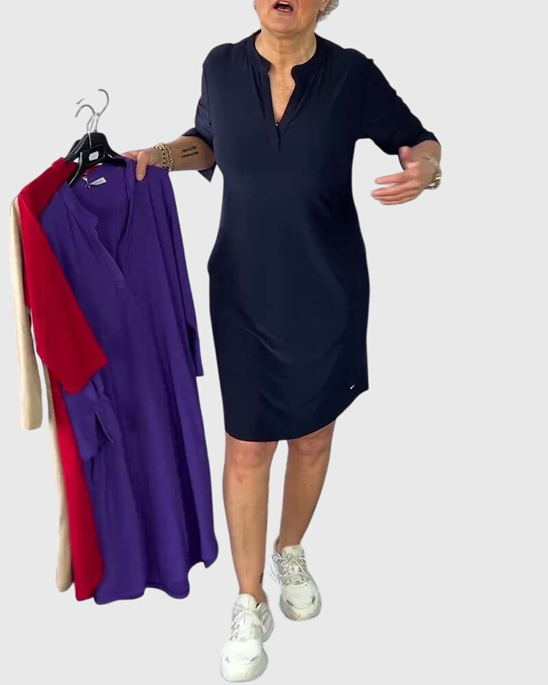 Katherine | Robe V-Cou Unie