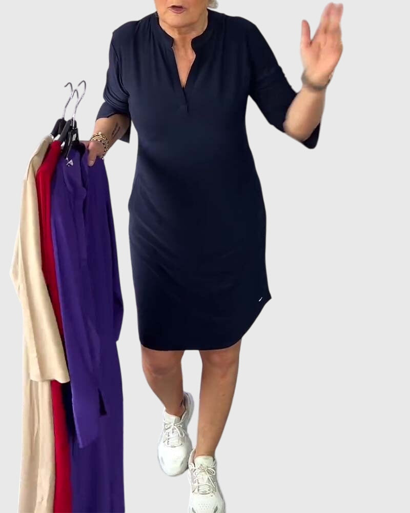 Katherine | Robe V-Cou Unie