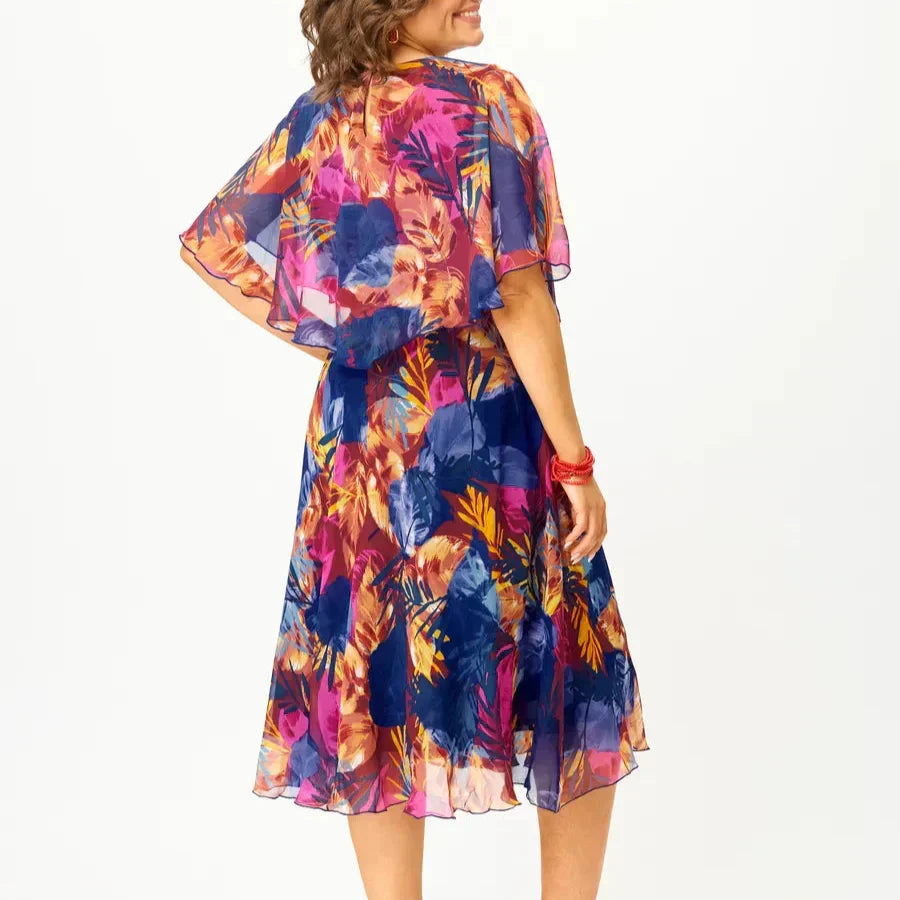 Alice - Robe Chiffon Élégante d'Été