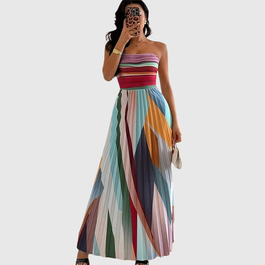 Isola - Robe de soirée plissée élégante