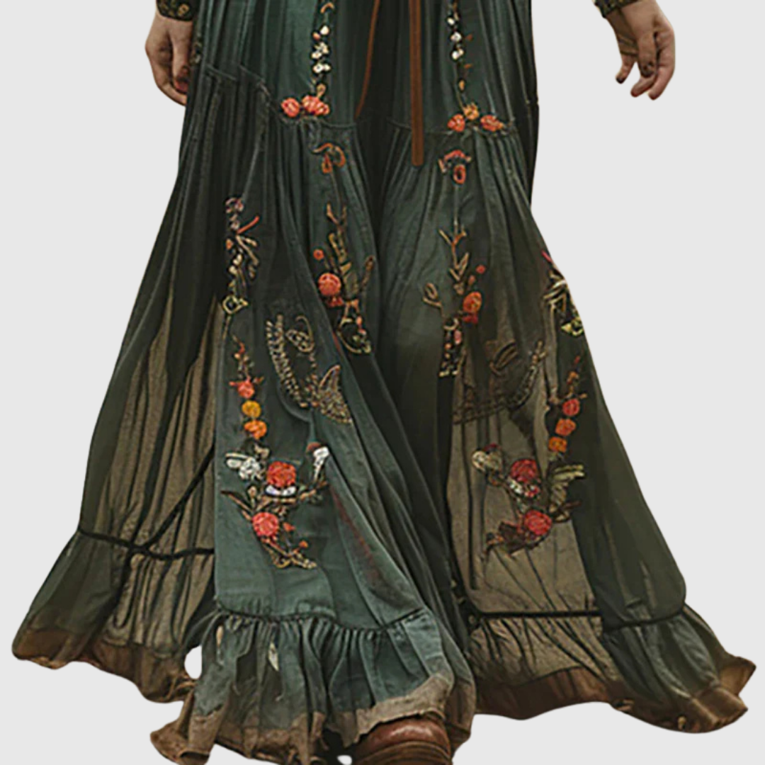 Alina Soleil - Robe Maxi Bohème Romantique