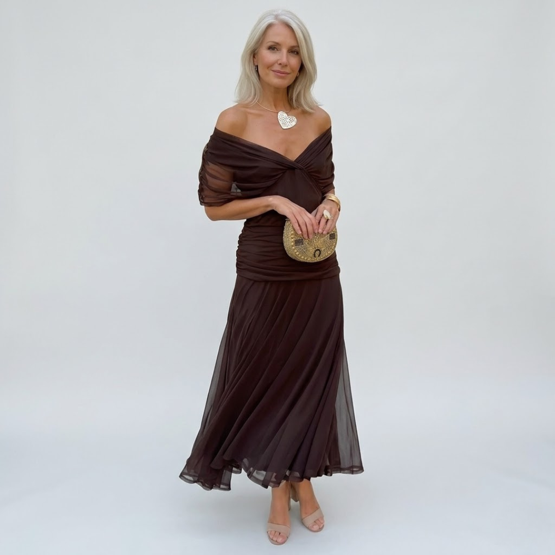 Freya - Robe Florale Viscose Évasée