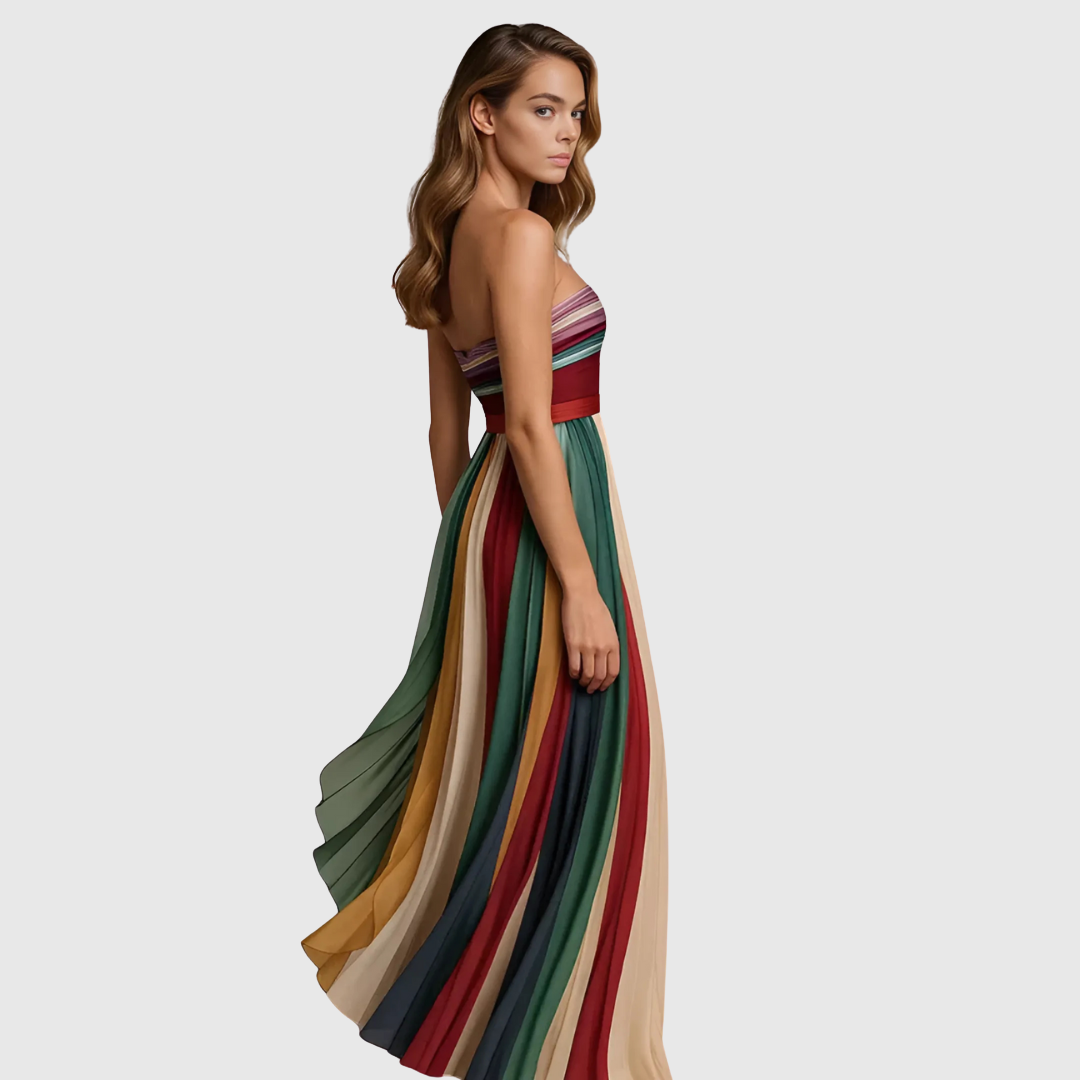 Isola - Robe de soirée plissée élégante