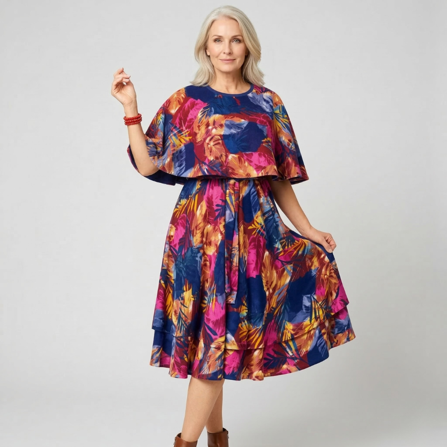 Alice - Robe Chiffon Élégante d'Été
