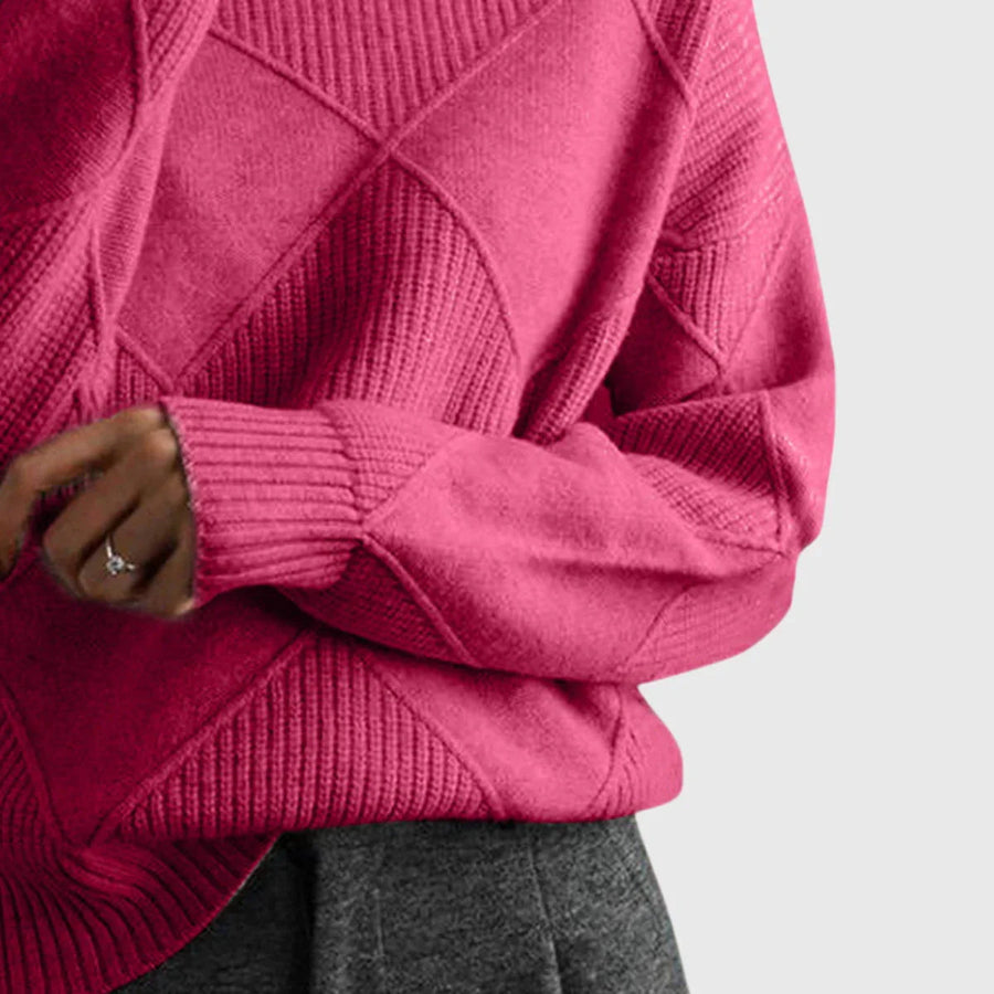 Lauren | Pull luxe à col haut