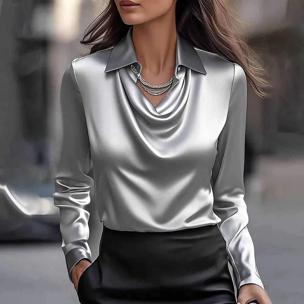 Emma | Élégant Chemisier Brillant