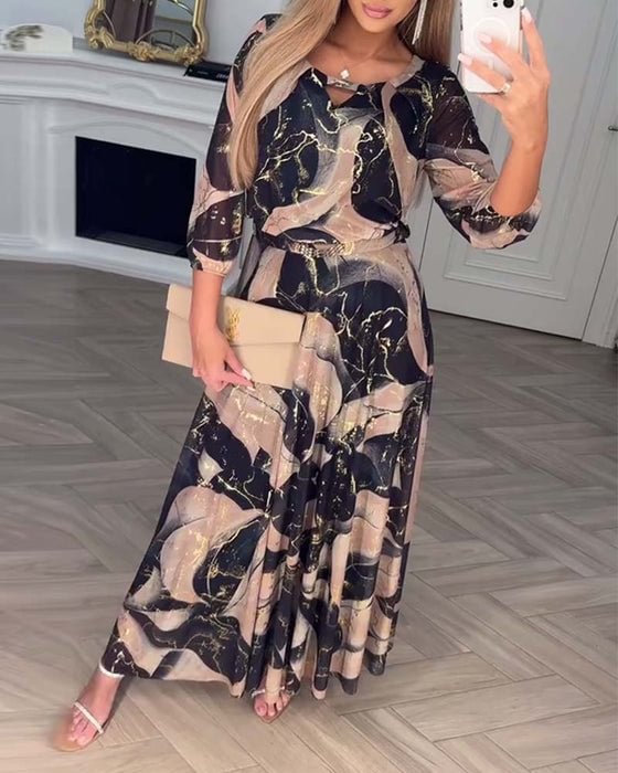Daisy - Robe en Chiffon Floral Respirant