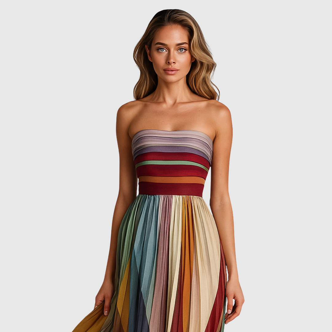 Isola - Robe de soirée plissée élégante