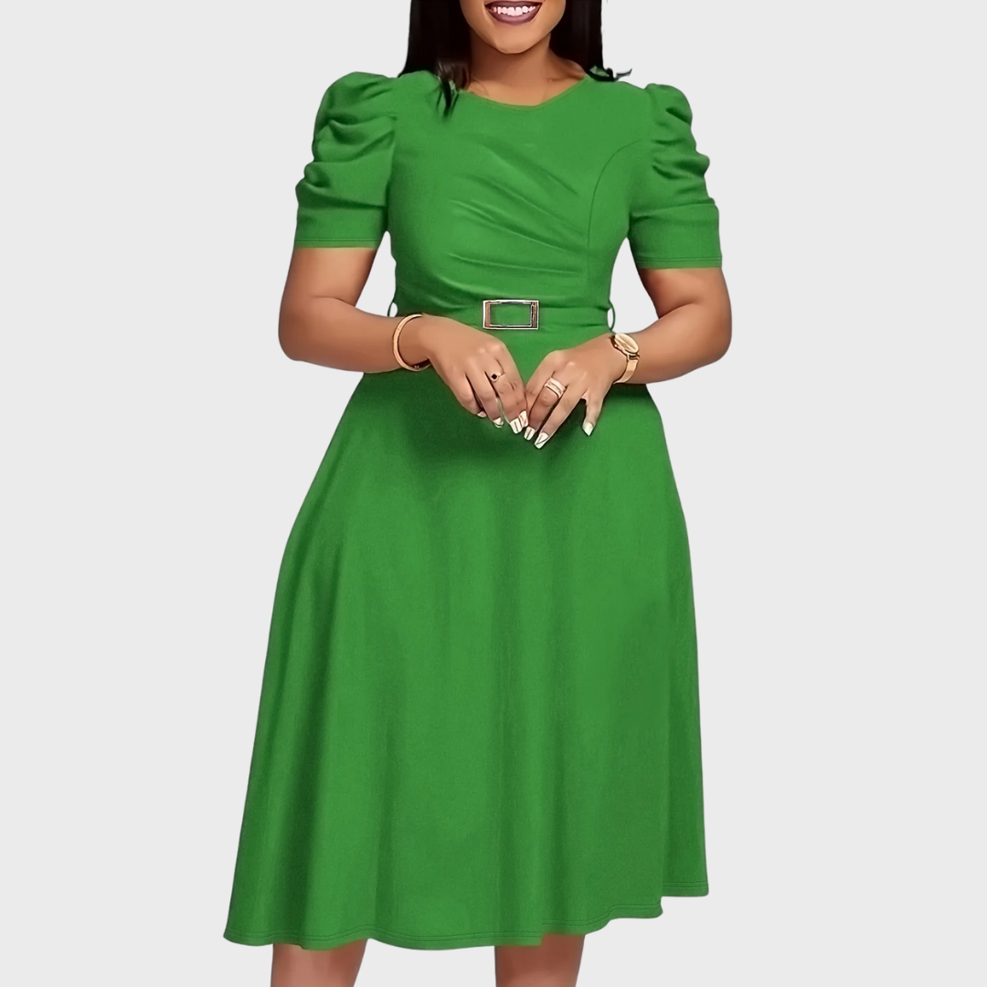 Harriet Bloom | Robe Midi Froncée Douce