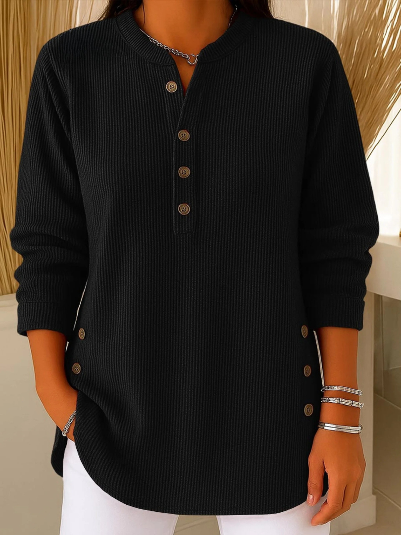 Nieves | Tunique Henley avec Boutons