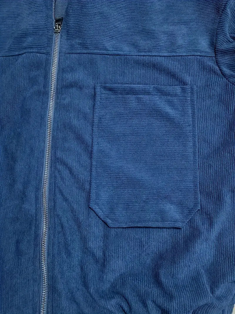 Veste Décontractée En Velours Côtelé