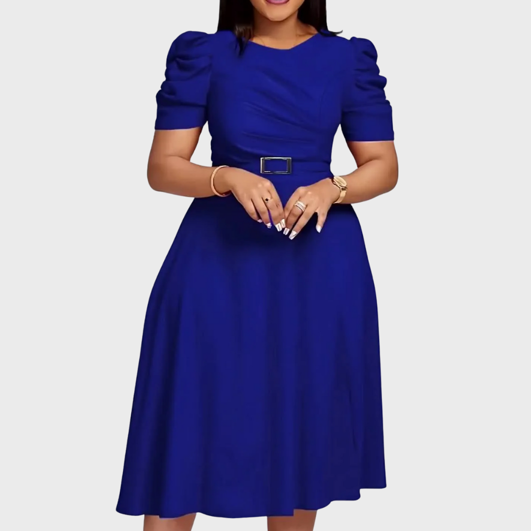 Harriet Bloom | Robe Midi Froncée Douce
