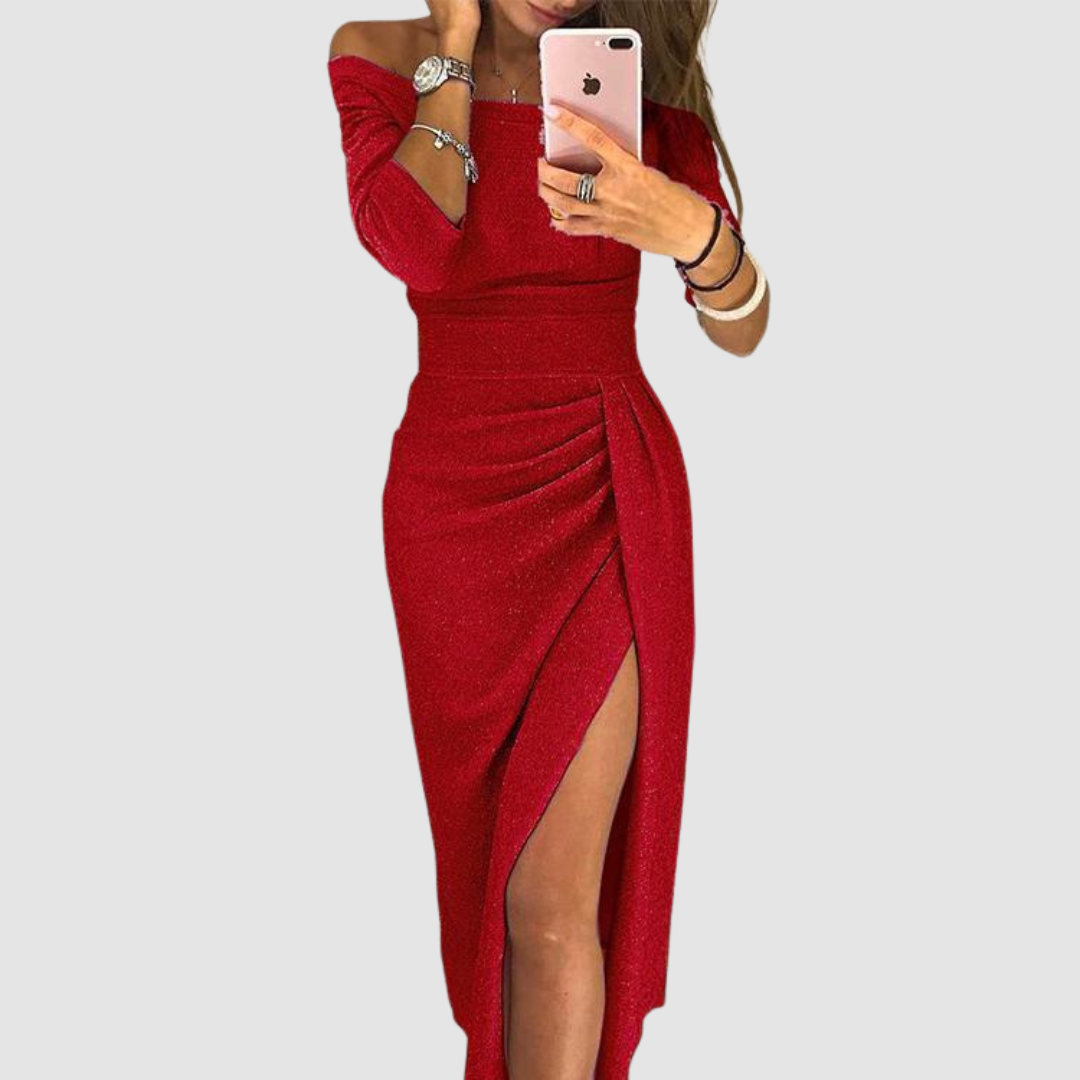 Eirian | Robe de gala à épaules dénudées