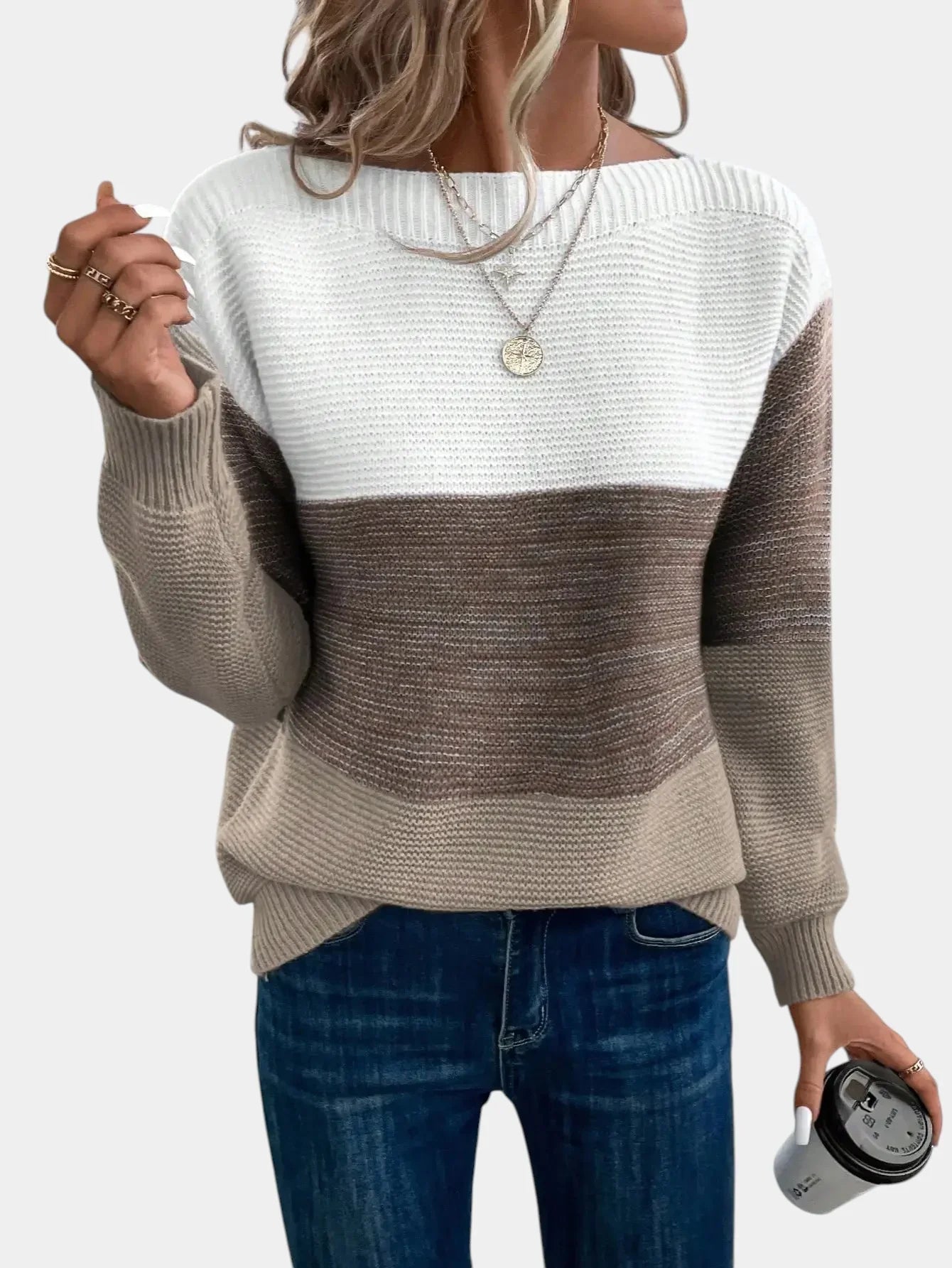 Serena | Pull Dégradé Doux avec Coupe Confortable