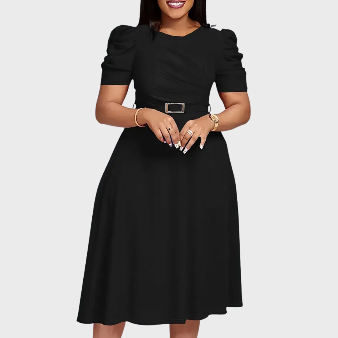 Harriet Bloom | Robe Midi Froncée Douce