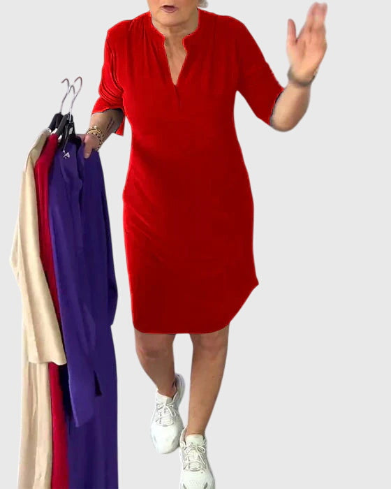 Katherine | Robe V-Cou Unie