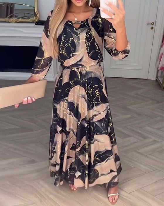 Daisy - Robe en Chiffon Floral Respirant