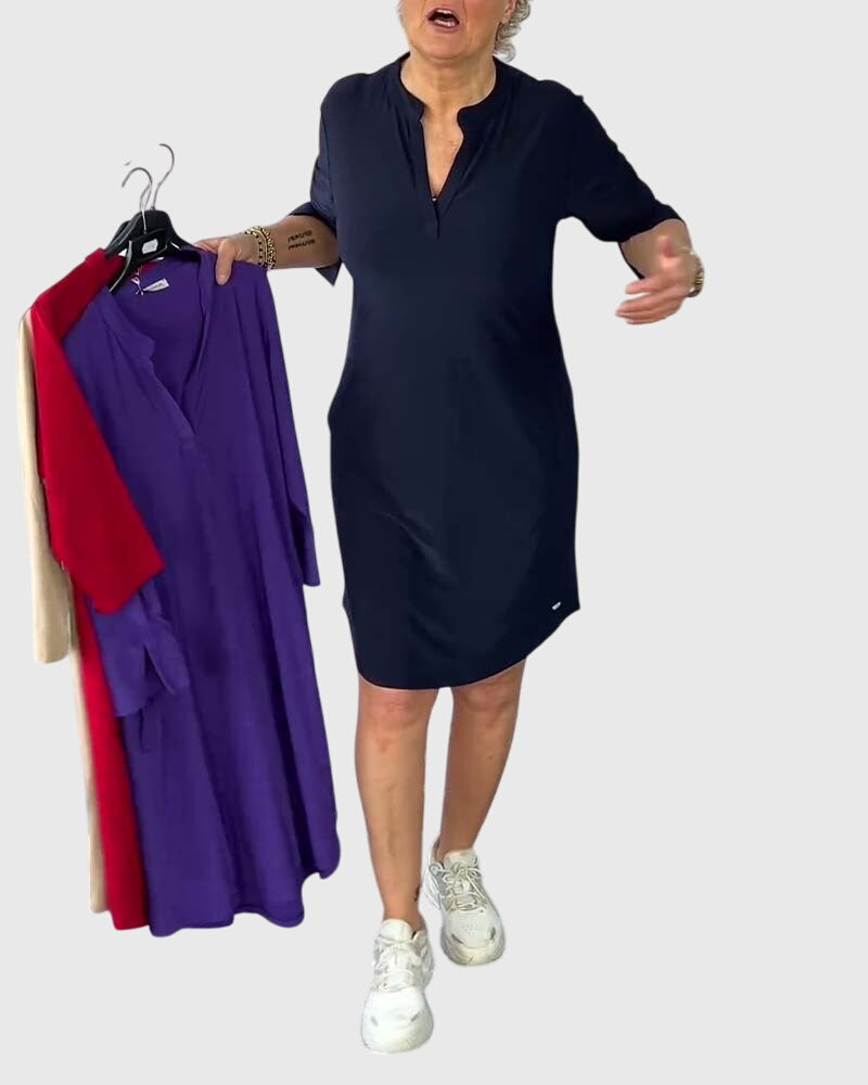Katherine | Robe V-Cou Unie