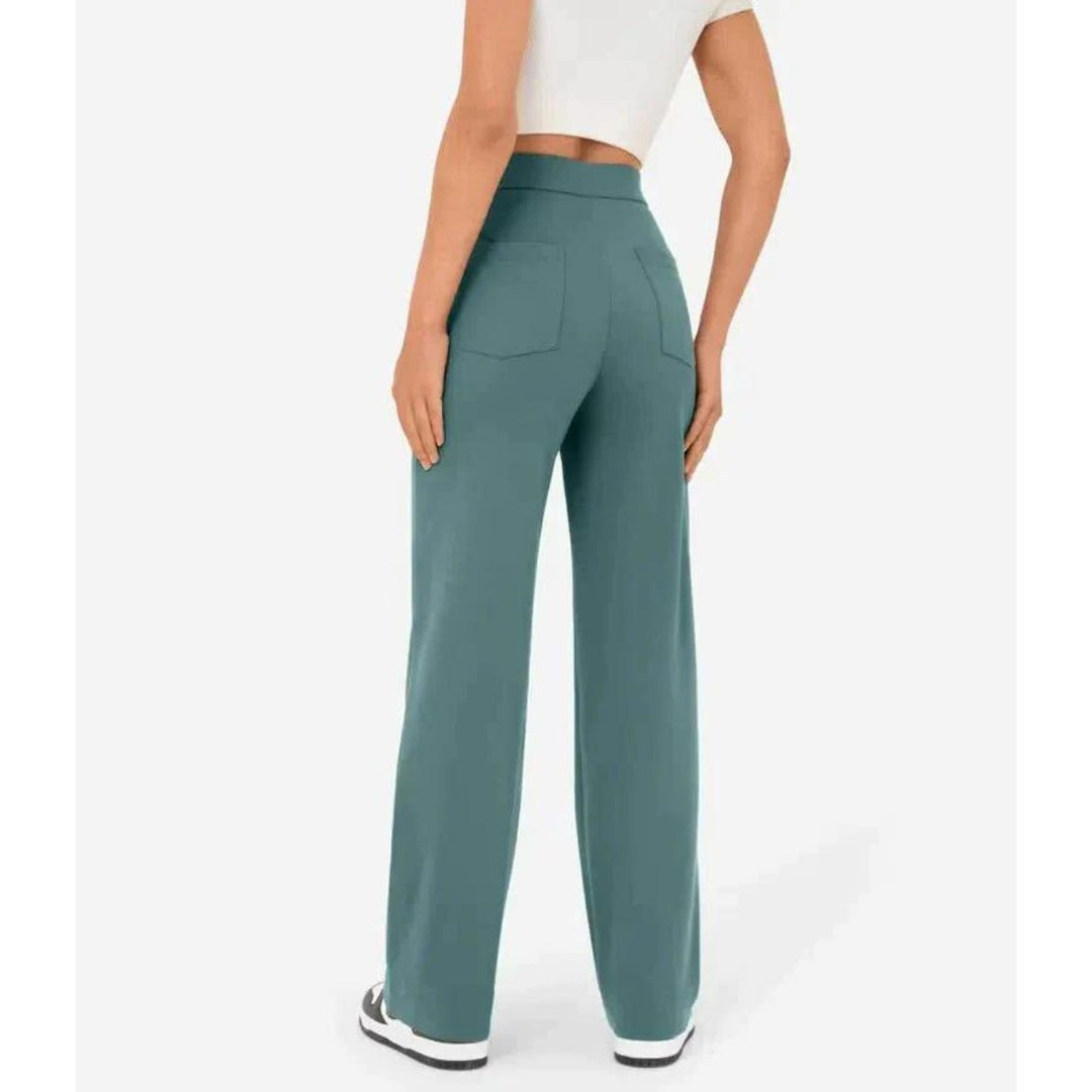 Adalee – Pantalon Stretch Taille Haute Ultra-Flexible