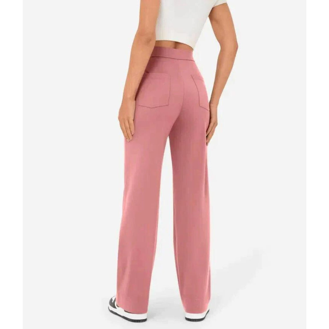 Adalee – Pantalon Stretch Taille Haute Ultra-Flexible