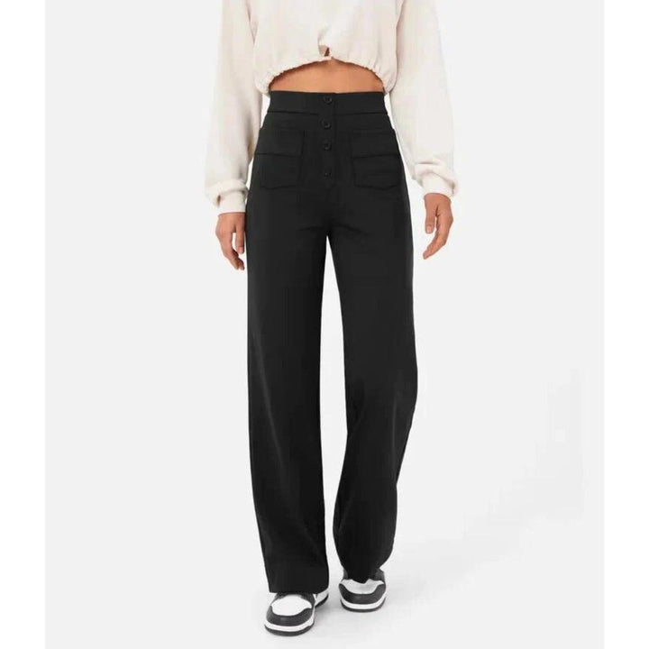 Adalee – Pantalon Stretch Taille Haute Ultra-Flexible