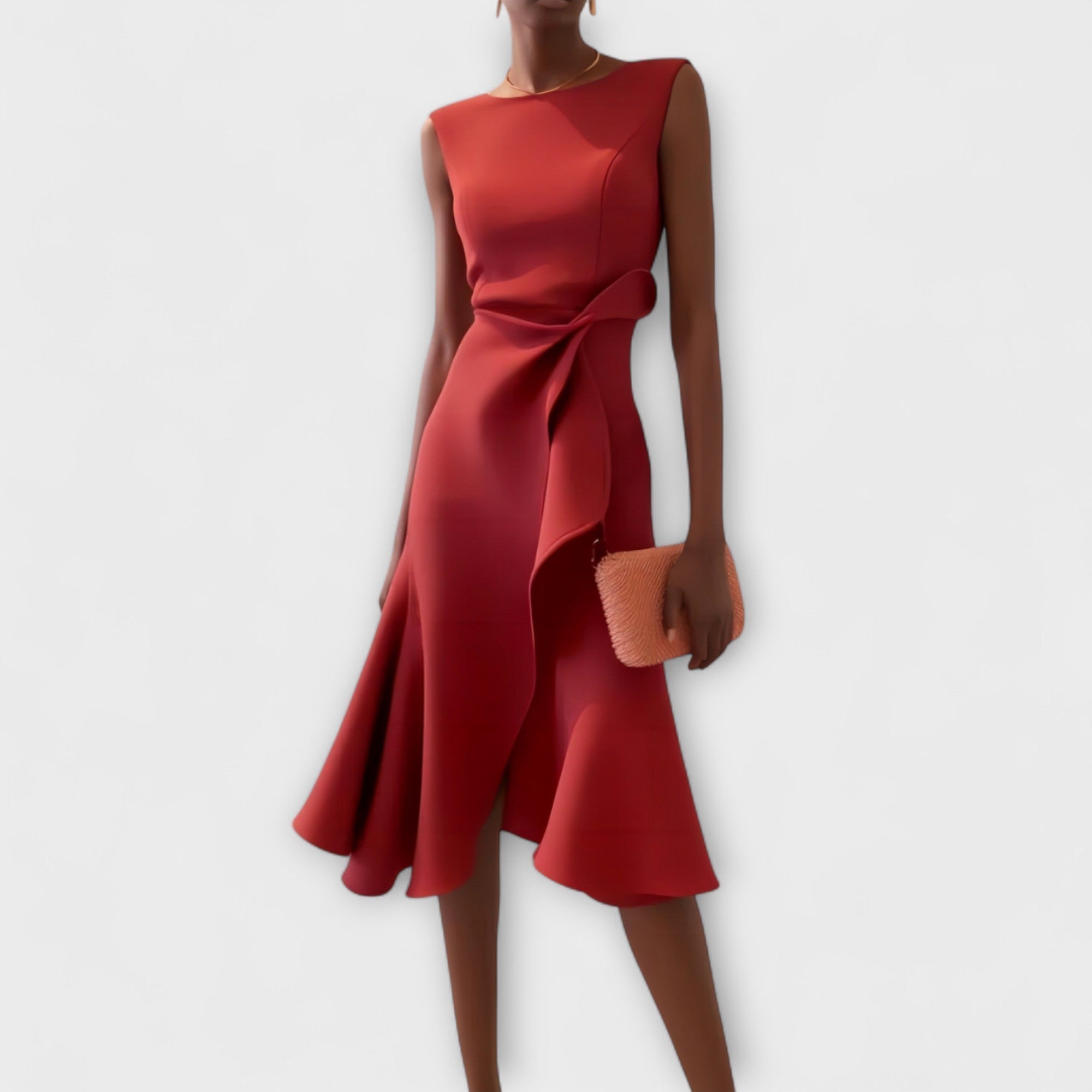 Ariana - Robe Midi Plissée