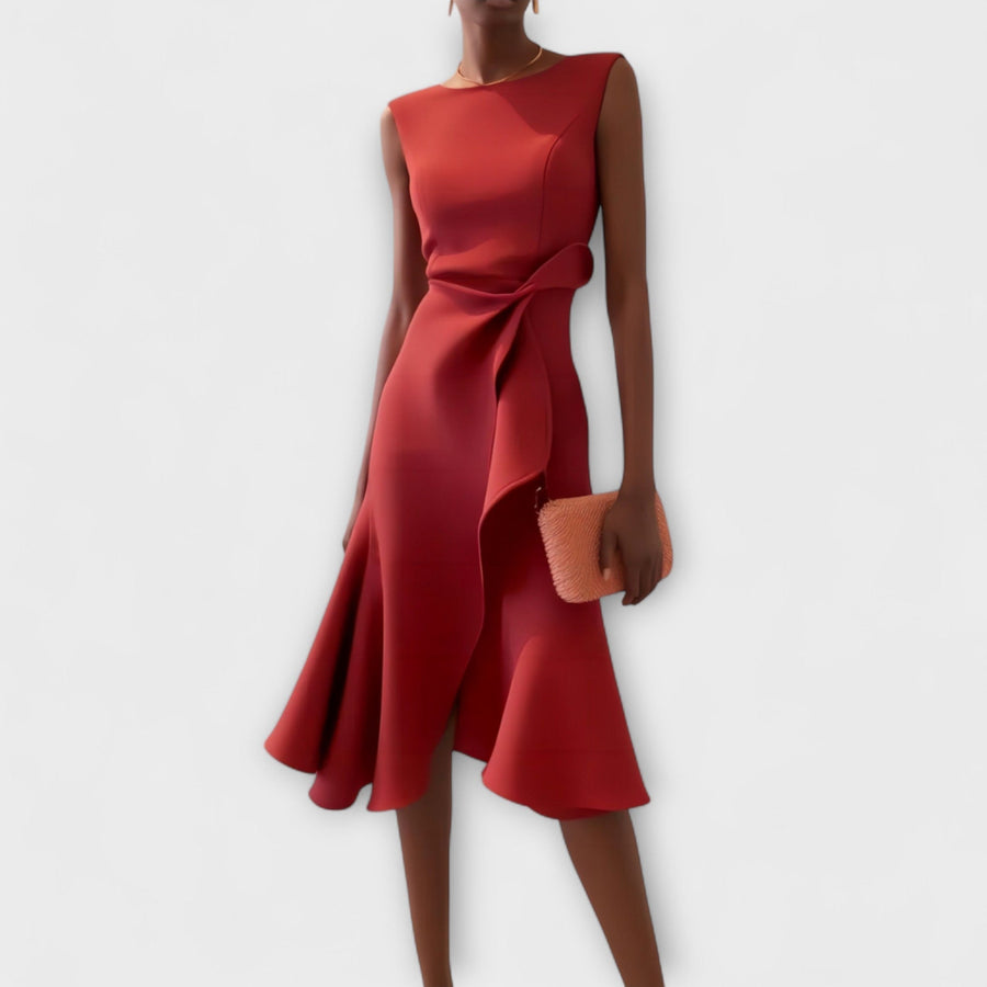 Ariana - Robe Midi Plissée