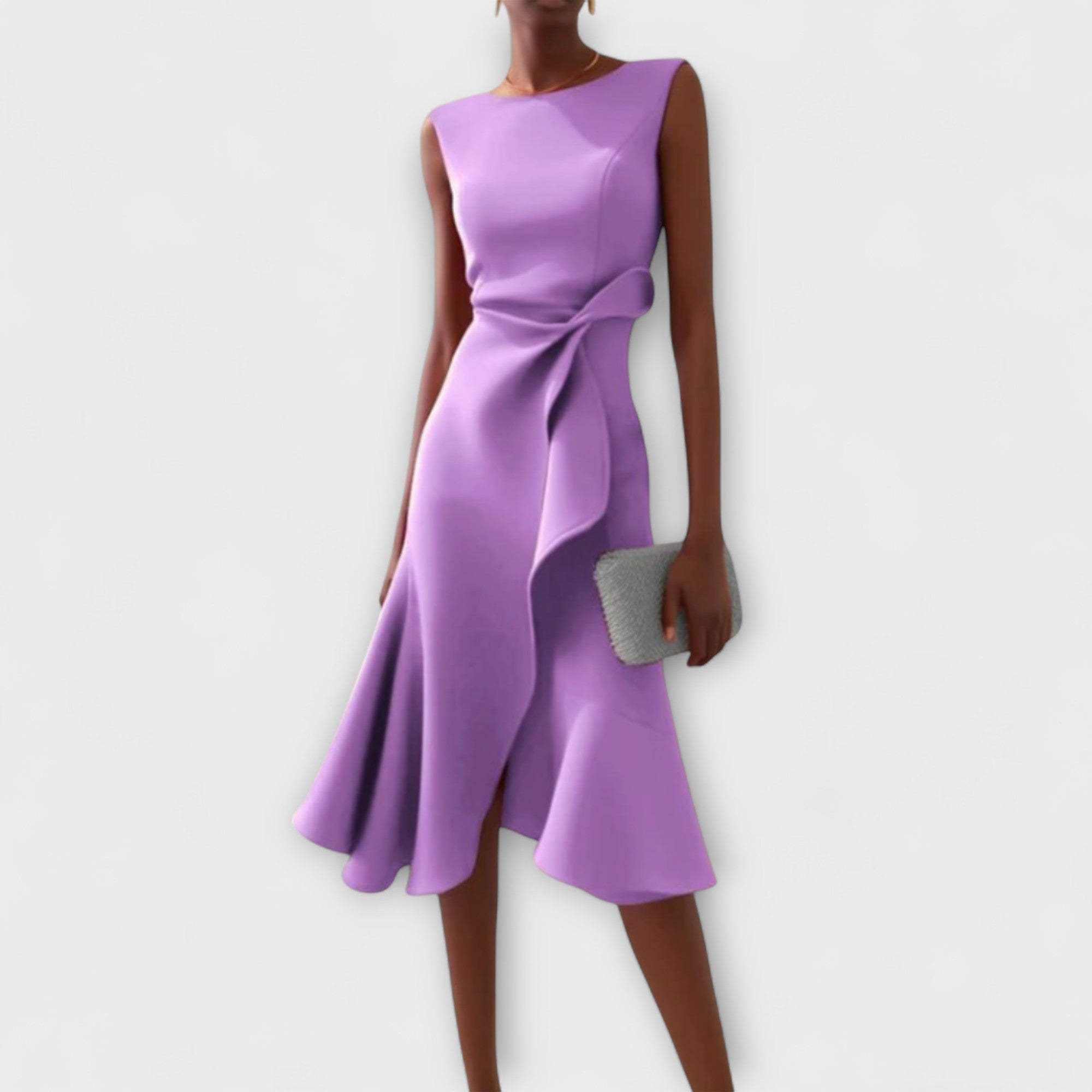 Ariana - Robe Midi Plissée