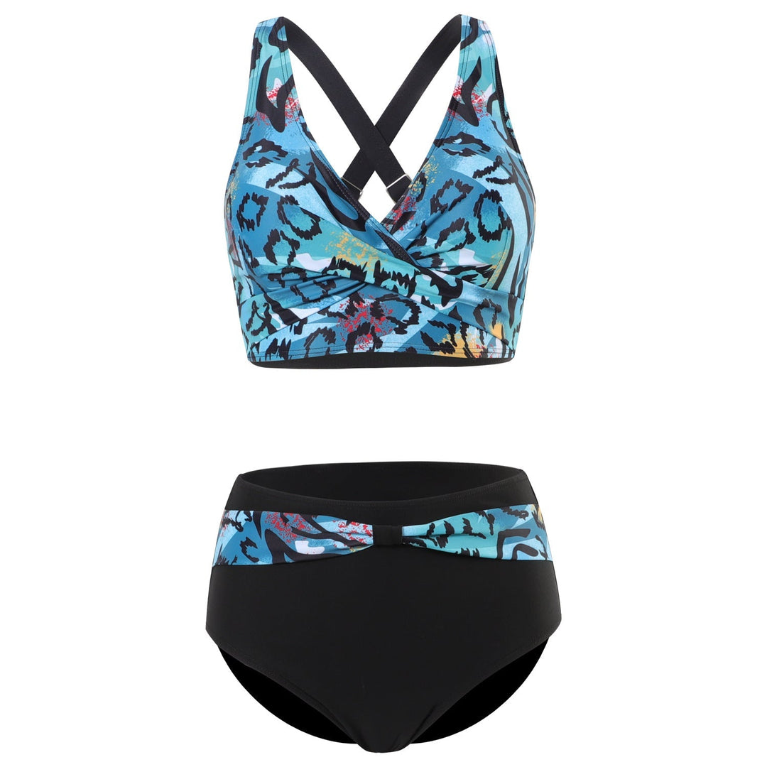 Nia | Bikini tendance à imprimé coloré avec haut de maintien