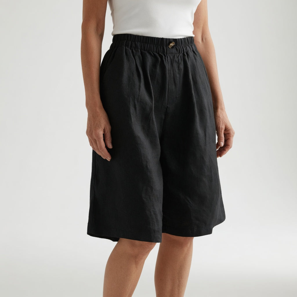 Wandeline™ | Short large taille élastique confort estival naturel