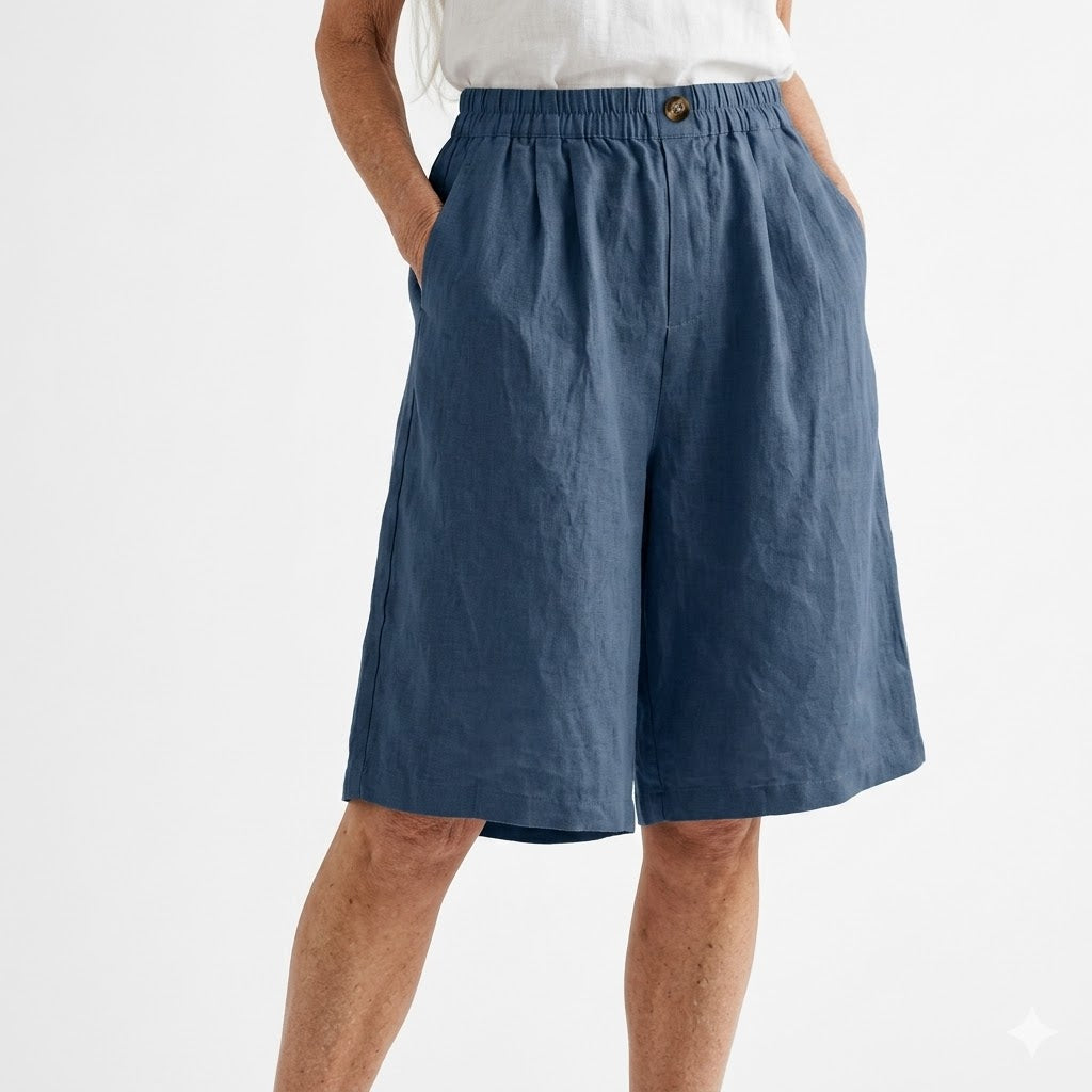 Wandeline™ | Short large taille élastique confort estival naturel