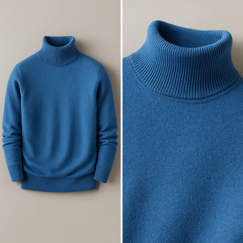 PULL À COL MONTANT POUR HOMME