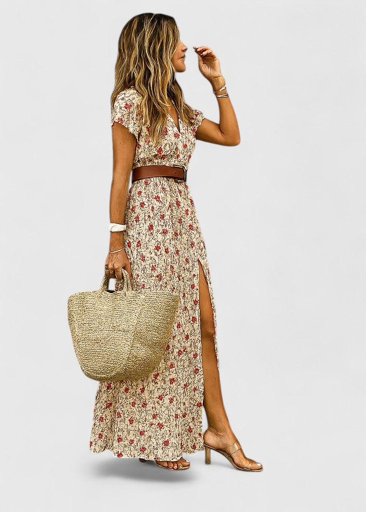 Lorraine | Robe Maxi Boho Élégante