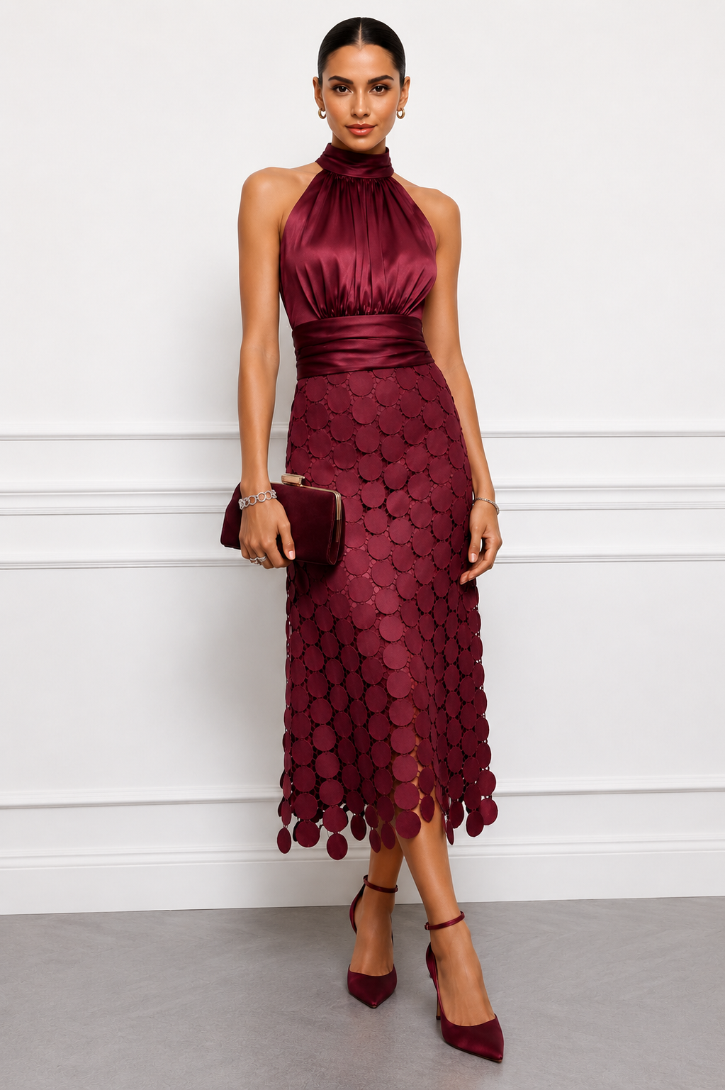 Irène | Robe Midi de Soirée