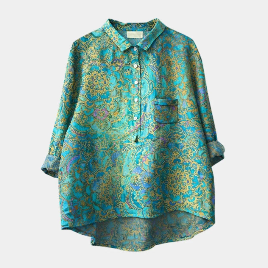 Simona | Chemise à motifs