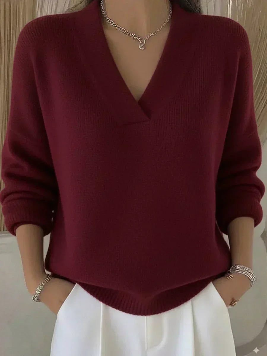 Violeta | Pull Ample avec Col en V