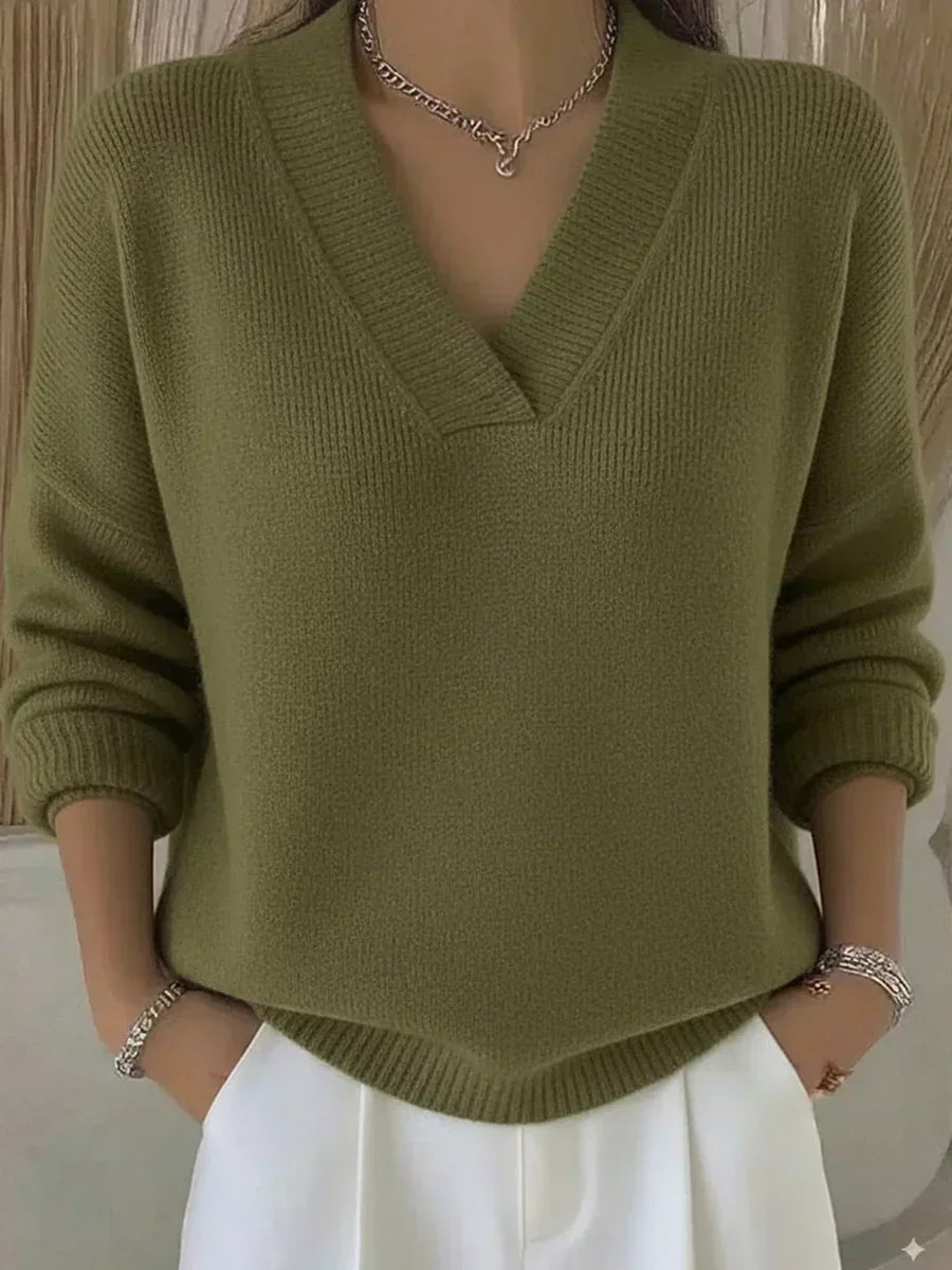 Violeta | Pull Ample avec Col en V