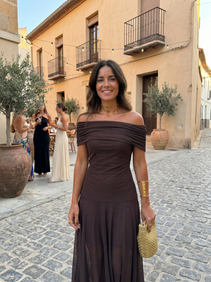 Carla | Robe longue élégante et simple