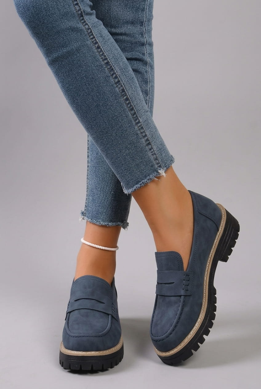 Valérie | Mocassins à semelle crantée