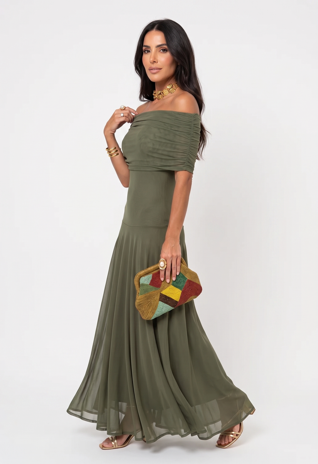 Carla | Robe longue élégante et simple