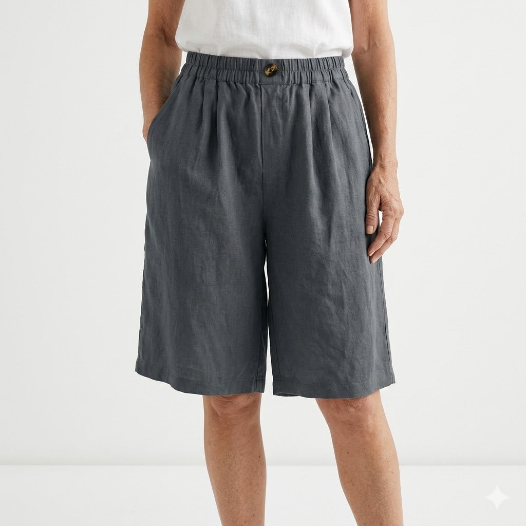 Wandeline™ | Short large taille élastique confort estival naturel