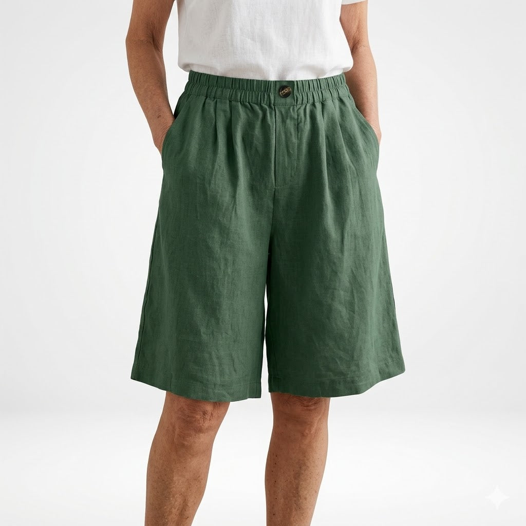 Wandeline™ | Short large taille élastique confort estival naturel